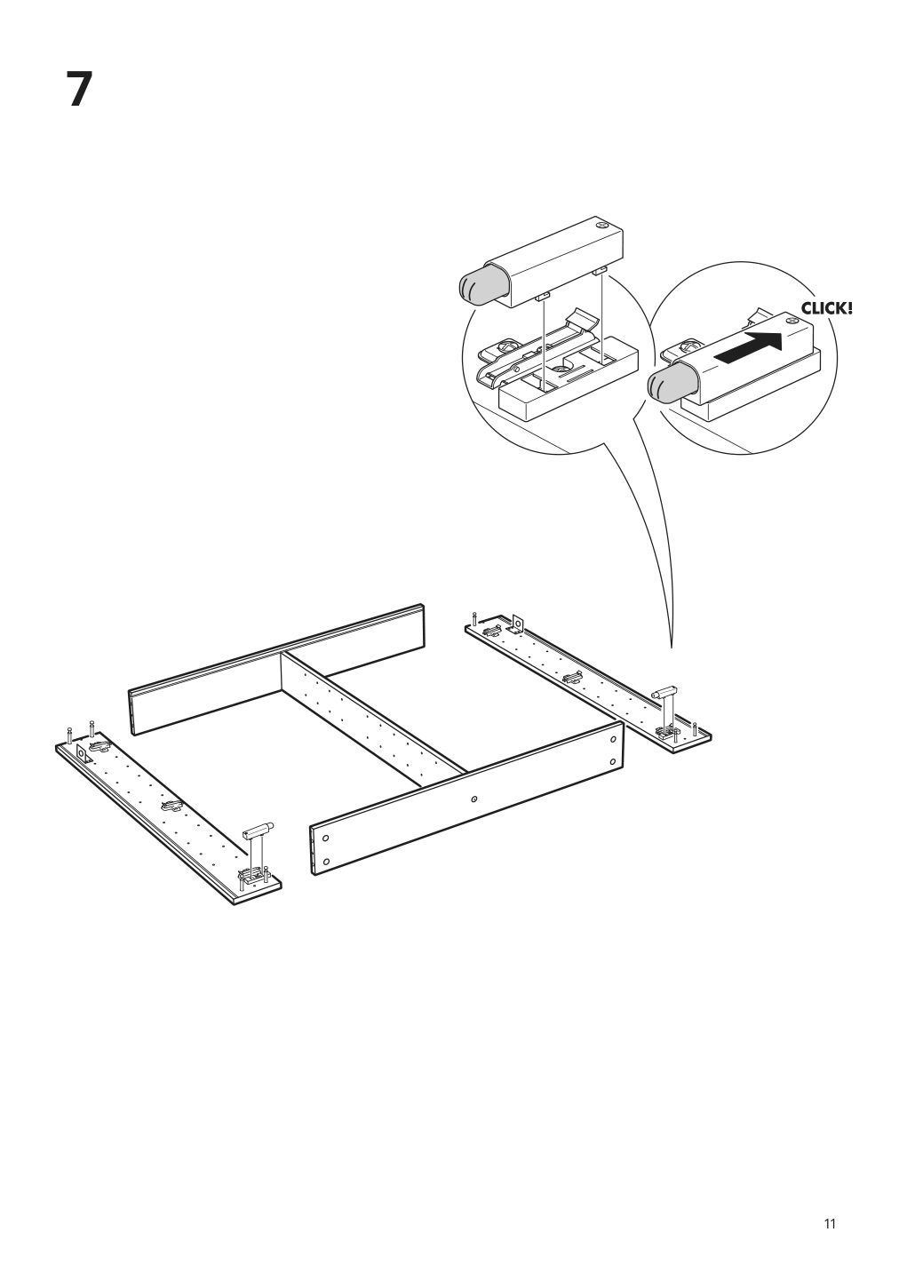 Assembly instructions for IKEA Godmorgon mirror cabinet with 2 doors mirror glass | Page 11 - IKEA GODMORGON / ODENSVIK bathroom furniture, set of 6 393.223.25