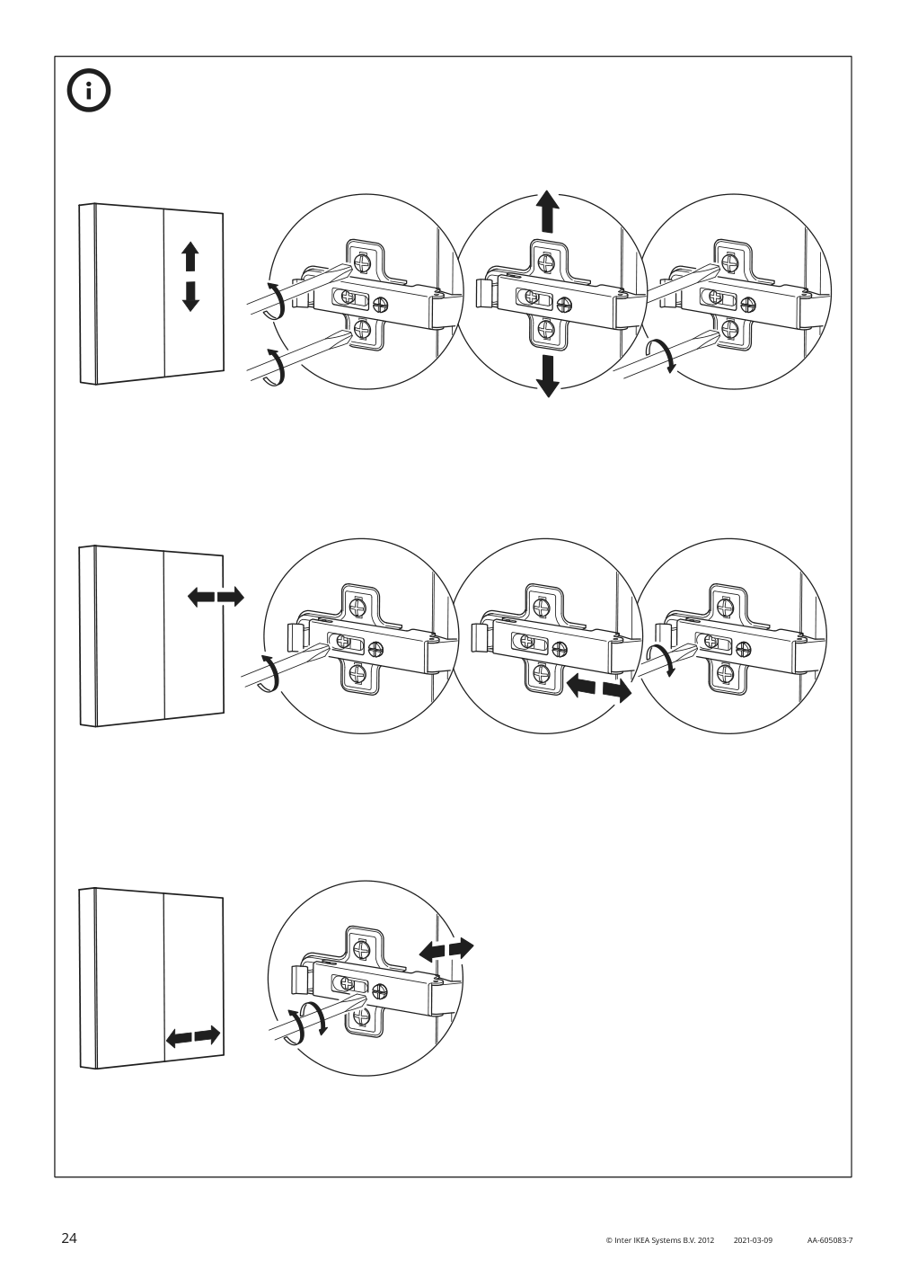 Assembly instructions for IKEA Godmorgon mirror cabinet with 2 doors mirror glass | Page 24 - IKEA GODMORGON / ODENSVIK bathroom furniture, set of 6 393.223.25