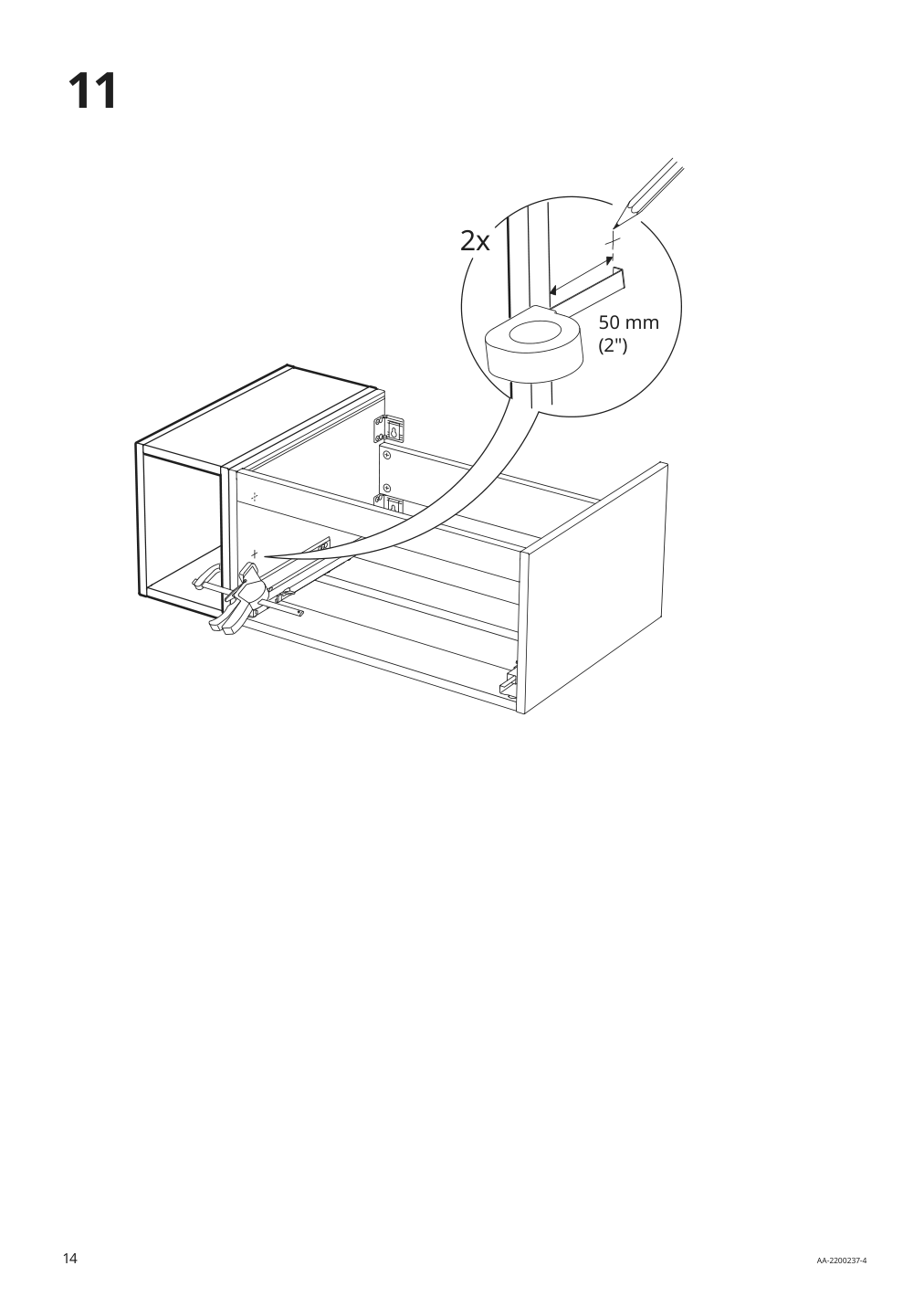 Assembly instructions for IKEA Godmorgon open cabinet gillburen dark gray | Page 14 - IKEA GODMORGON/TOLKEN / TÖRNVIKEN cabinet, countertop, 19 5/8" sink 494.770.91