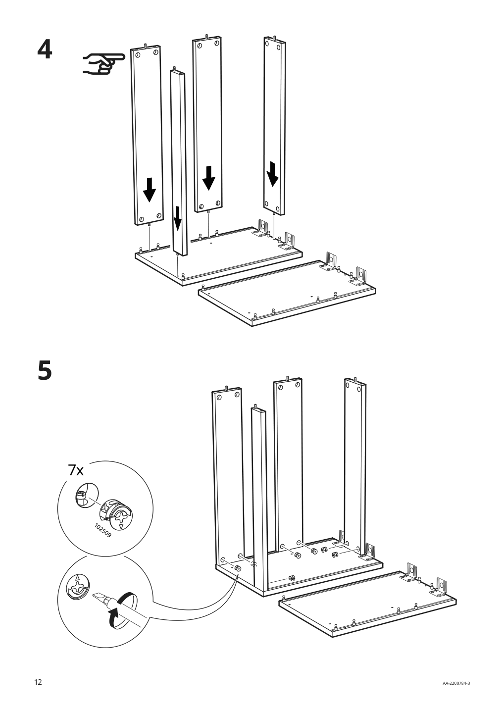 Assembly instructions for IKEA Godmorgon sink cabinet with 1 drawer gillburen dark gray | Page 12 - IKEA GODMORGON/TOLKEN / HÖRVIK sink cabinet w countertop sink 694.853.87