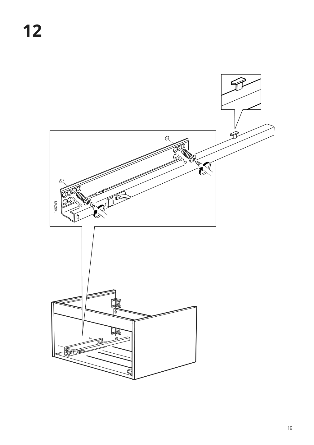 Assembly instructions for IKEA Godmorgon sink cabinet with 1 drawer gillburen dark gray | Page 19 - IKEA GODMORGON sink cabinet with 1 drawer 104.827.53