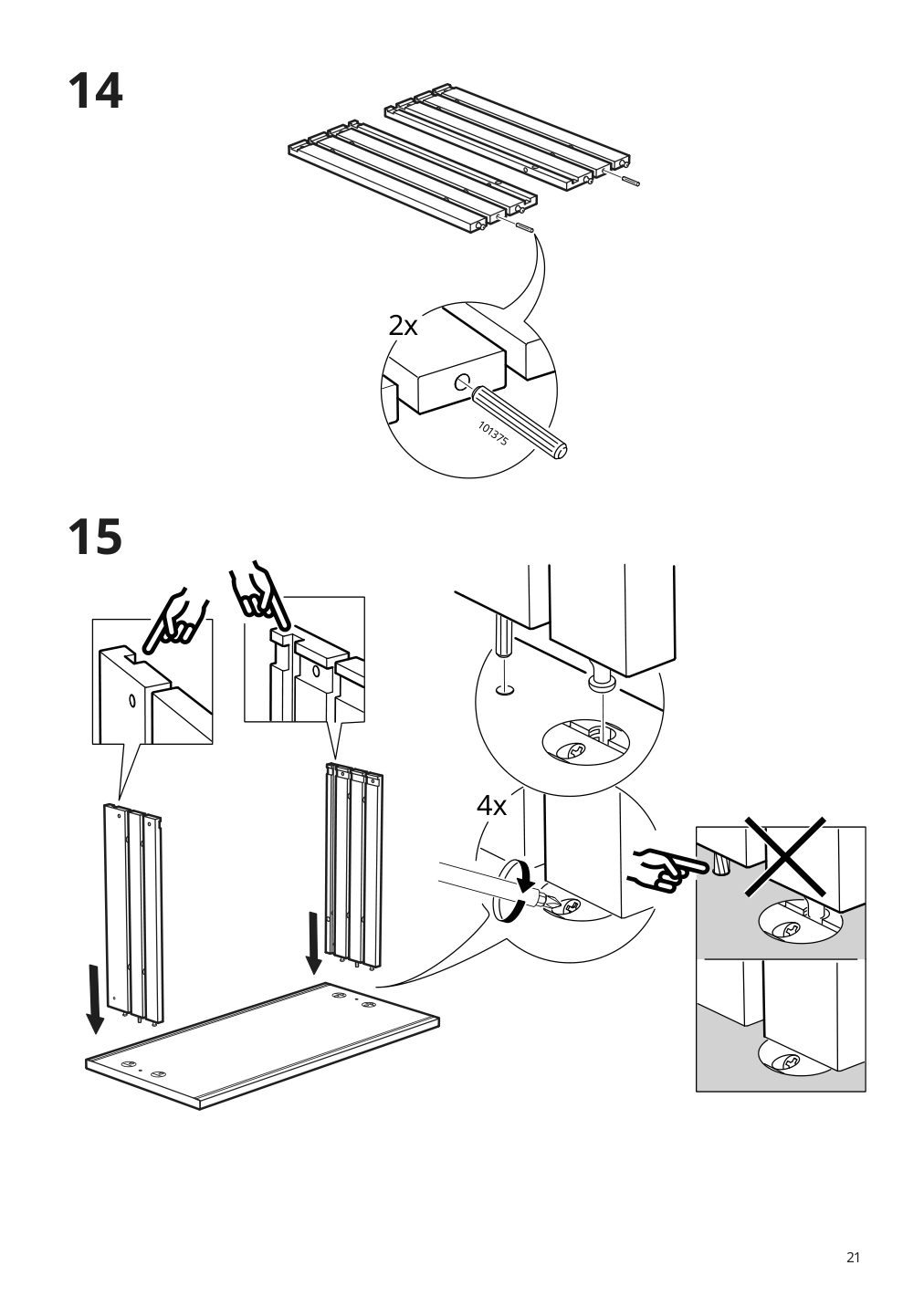 Assembly instructions for IKEA Godmorgon sink cabinet with 1 drawer gillburen dark gray | Page 21 - IKEA GODMORGON/TOLKEN / TÖRNVIKEN cabinet, countertop, 19 5/8" sink 893.385.07