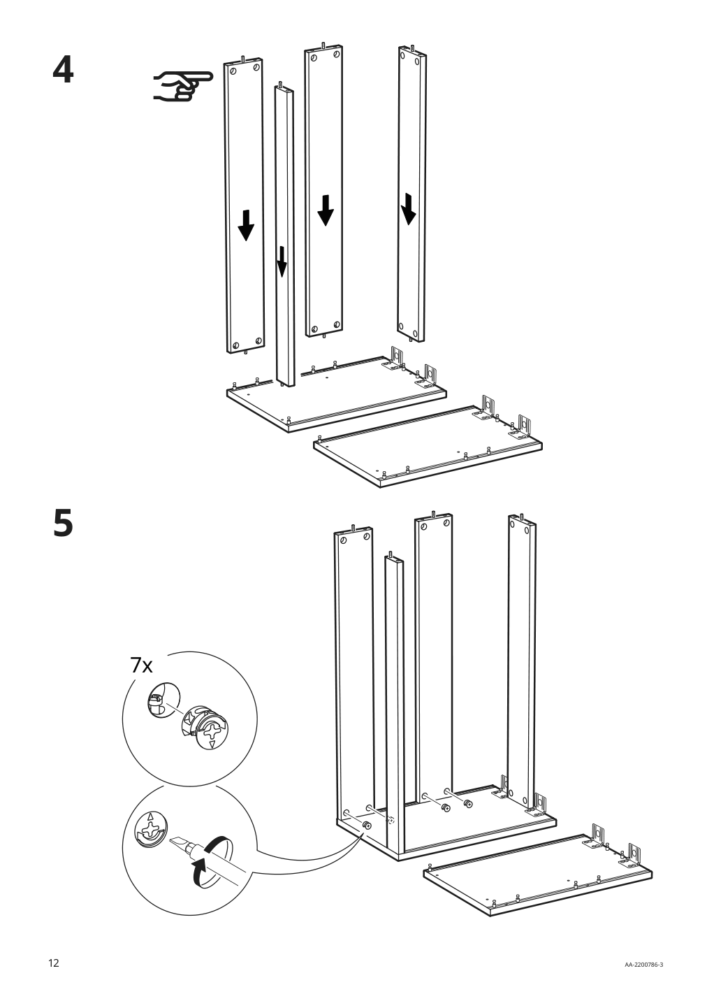 Assembly instructions for IKEA Godmorgon sink cabinet with 1 drawer gillburen dark gray | Page 12 - IKEA GODMORGON/TOLKEN / HÖRVIK cabinet, top + 17 3/4x12 2/8" sink 493.385.28