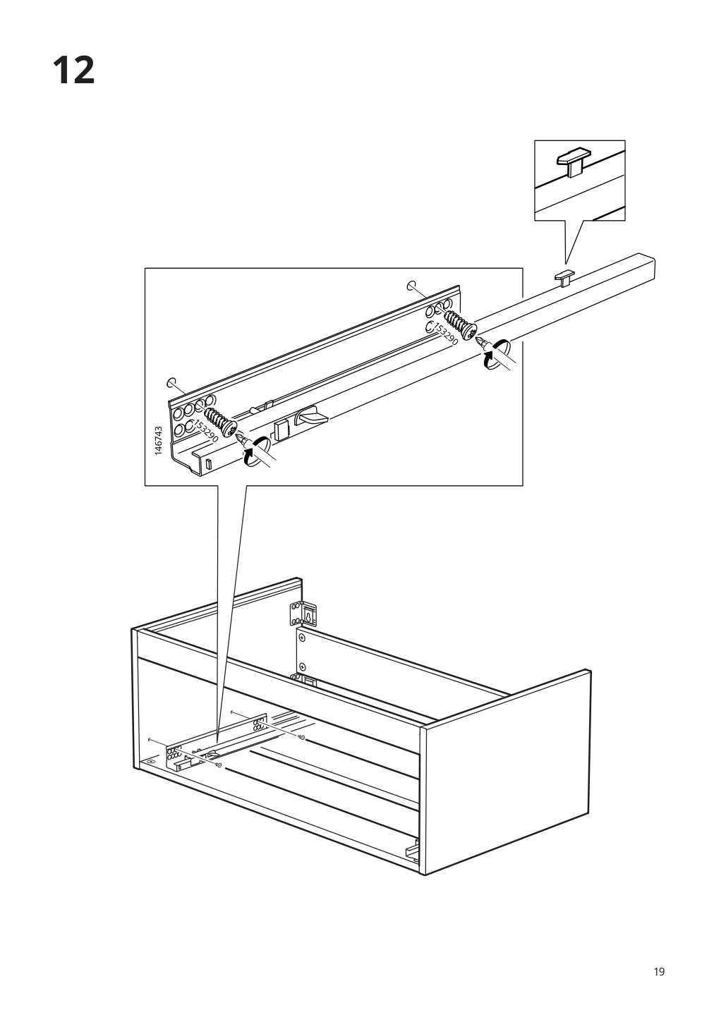 Assembly instructions for IKEA Godmorgon sink cabinet with 1 drawer gillburen dark gray | Page 19 - IKEA GODMORGON/TOLKEN / TÖRNVIKEN cabinet, countertop, 19 5/8" sink 293.385.10