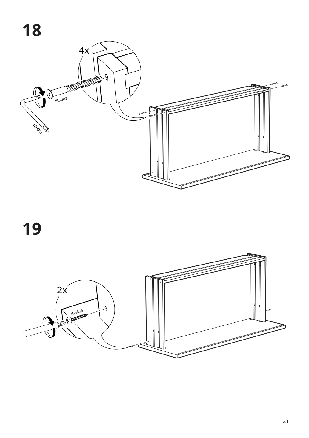 Assembly instructions for IKEA Godmorgon sink cabinet with 1 drawer gillburen dark gray | Page 23 - IKEA GODMORGON/TOLKEN / TÖRNVIKEN cabinet, countertop, 19 5/8" sink 293.385.10