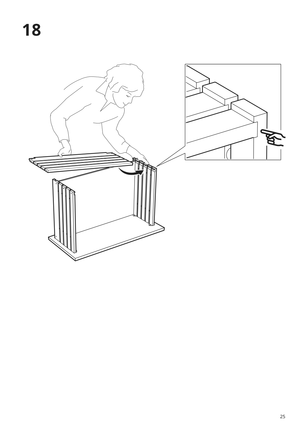 Assembly instructions for IKEA Godmorgon sink cabinet with 2 drawers brown stained ash effect | Page 25 - IKEA GODMORGON/TOLKEN / TÖRNVIKEN cabinet, countertop, 19 5/8" sink 993.235.48