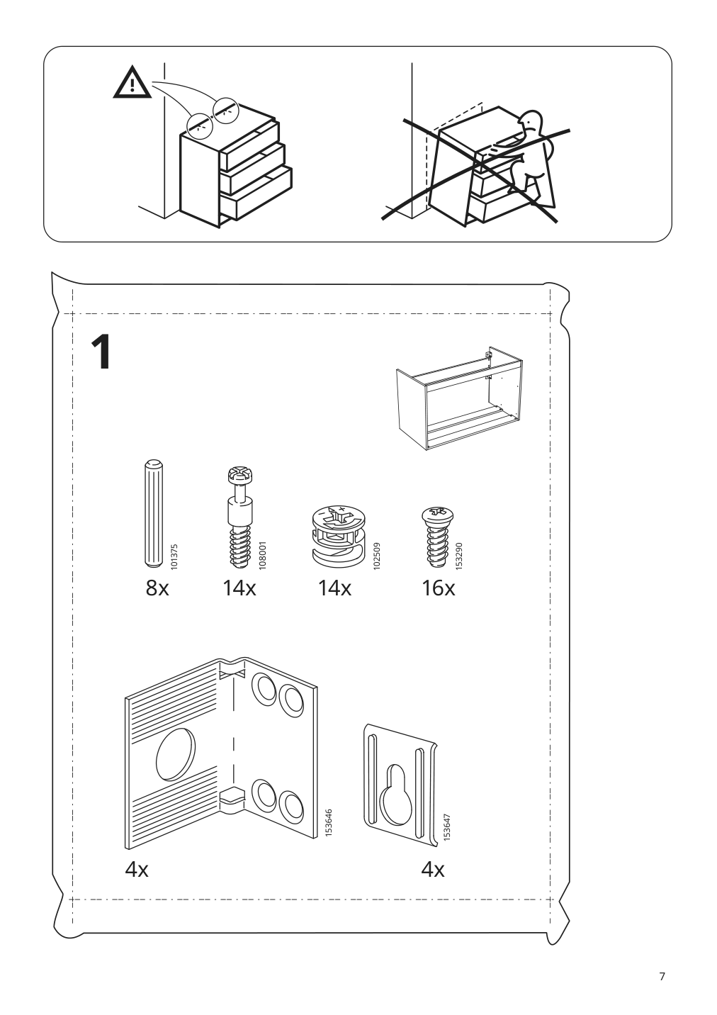 Assembly instructions for IKEA Godmorgon sink cabinet with 2 drawers gillburen dark gray | Page 7 - IKEA GODMORGON/TOLKEN / TÖRNVIKEN cabinet, countertop, 19 5/8" sink 693.385.13