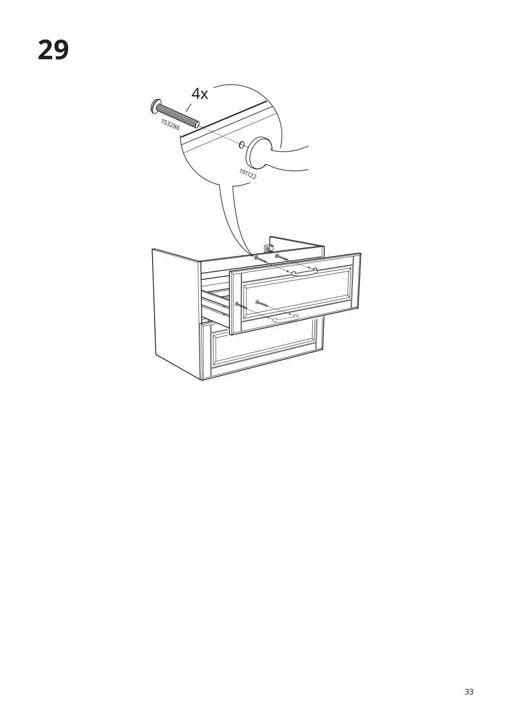 Assembly instructions for IKEA Godmorgon sink cabinet with 2 drawers kasjoen light gray | Page 33 - IKEA GODMORGON sink cabinet with 2 drawers 503.876.45