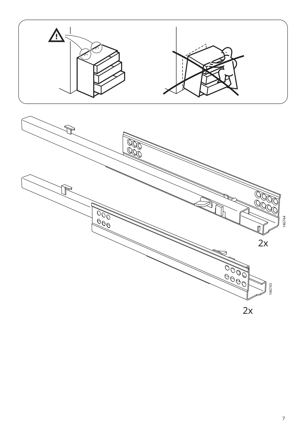 Assembly instructions for IKEA Godmorgon sink cabinet with 2 drawers kasjoen light gray | Page 7 - IKEA GODMORGON/TOLKEN / TÖRNVIKEN cabinet, countertop, 19 5/8" sink 094.853.52