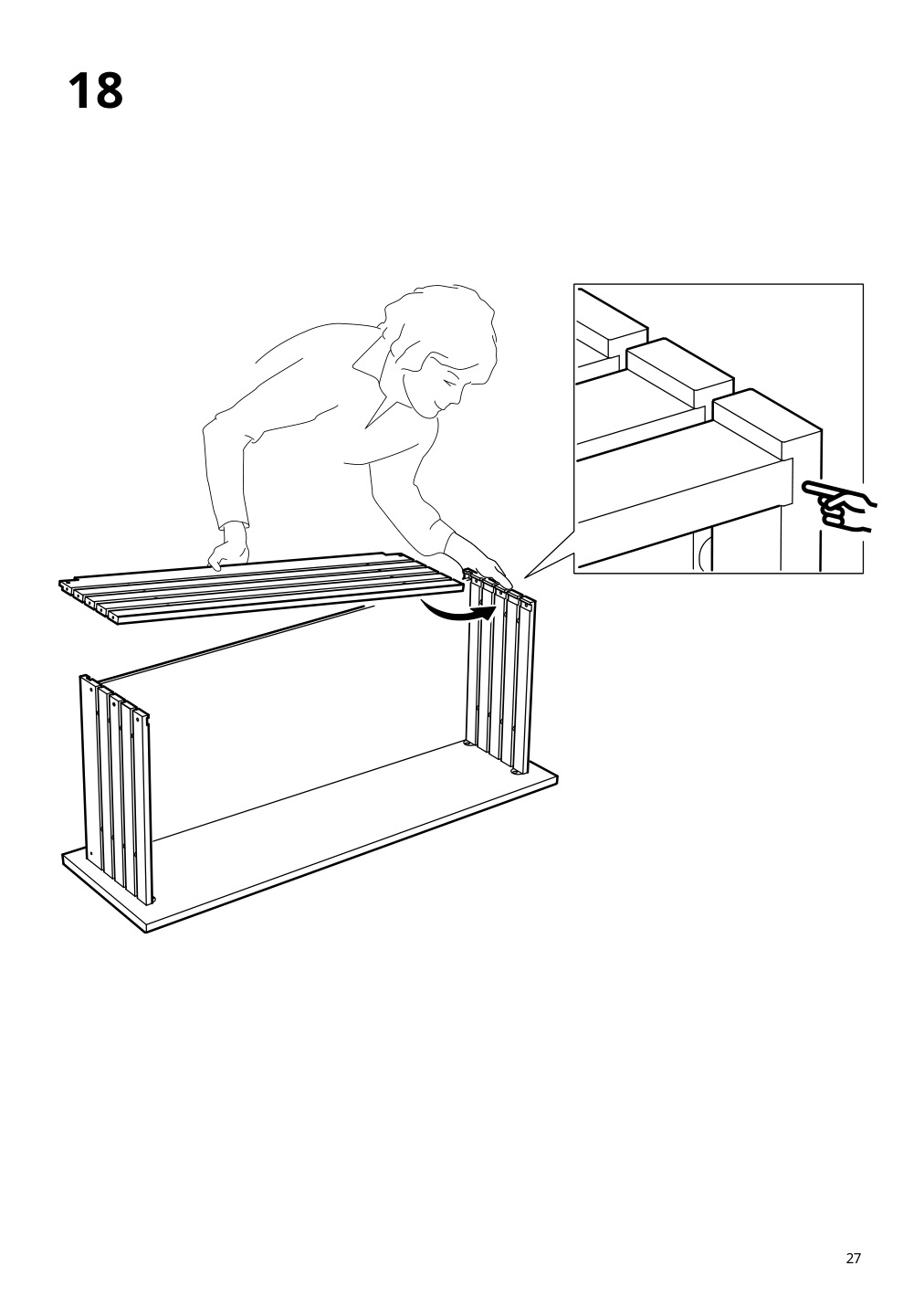 Assembly instructions for IKEA Godmorgon sink cabinet with 2 drawers kasjoen light gray | Page 27 - IKEA GODMORGON sink cabinet with 2 drawers 203.876.56