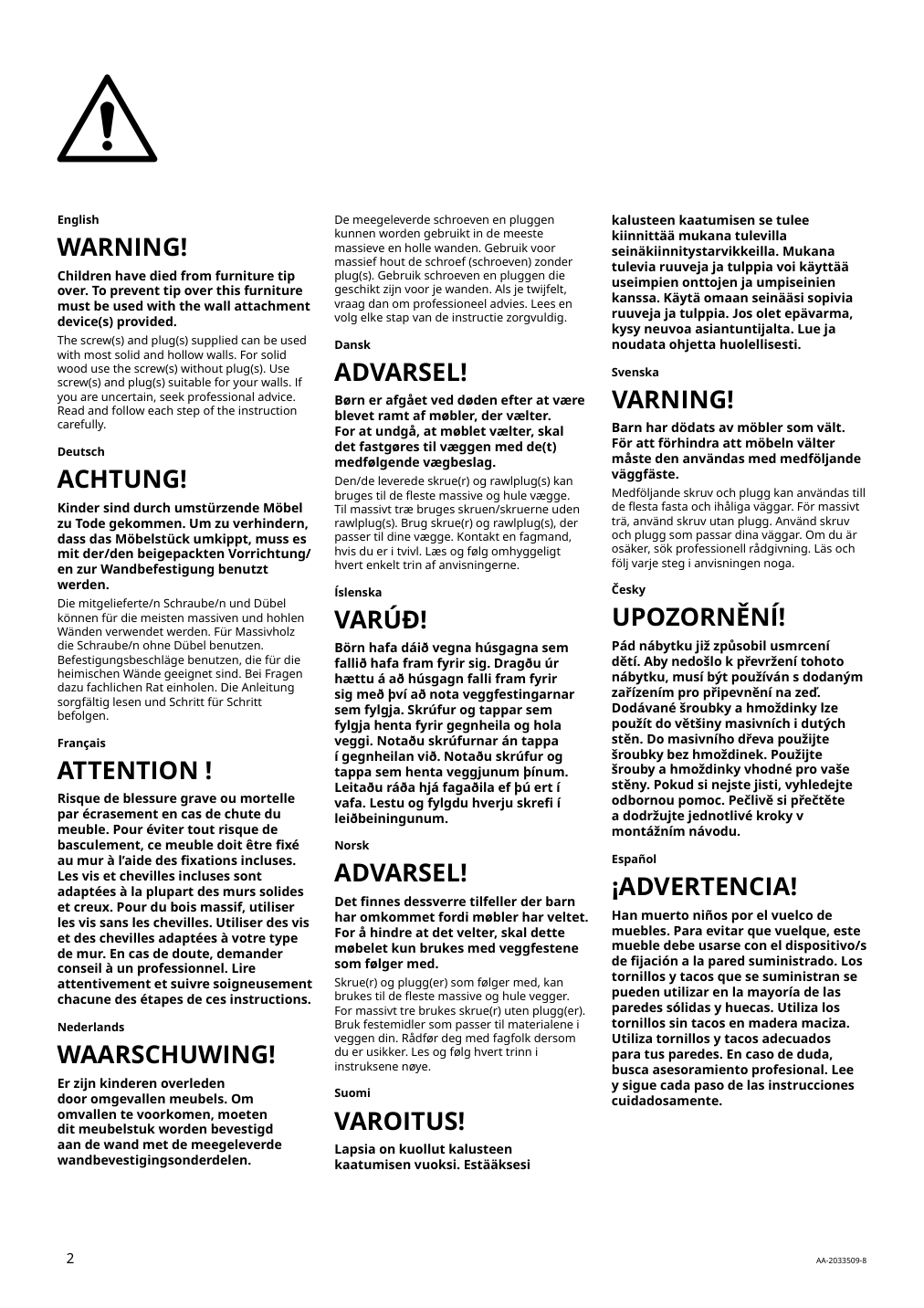 Assembly instructions for IKEA Godmorgon sink cabinet with 2 drawers kasjoen white | Page 2 - IKEA GODMORGON/TOLKEN / KATTEVIK sink cabinet with top + 15¾" sink 093.089.10