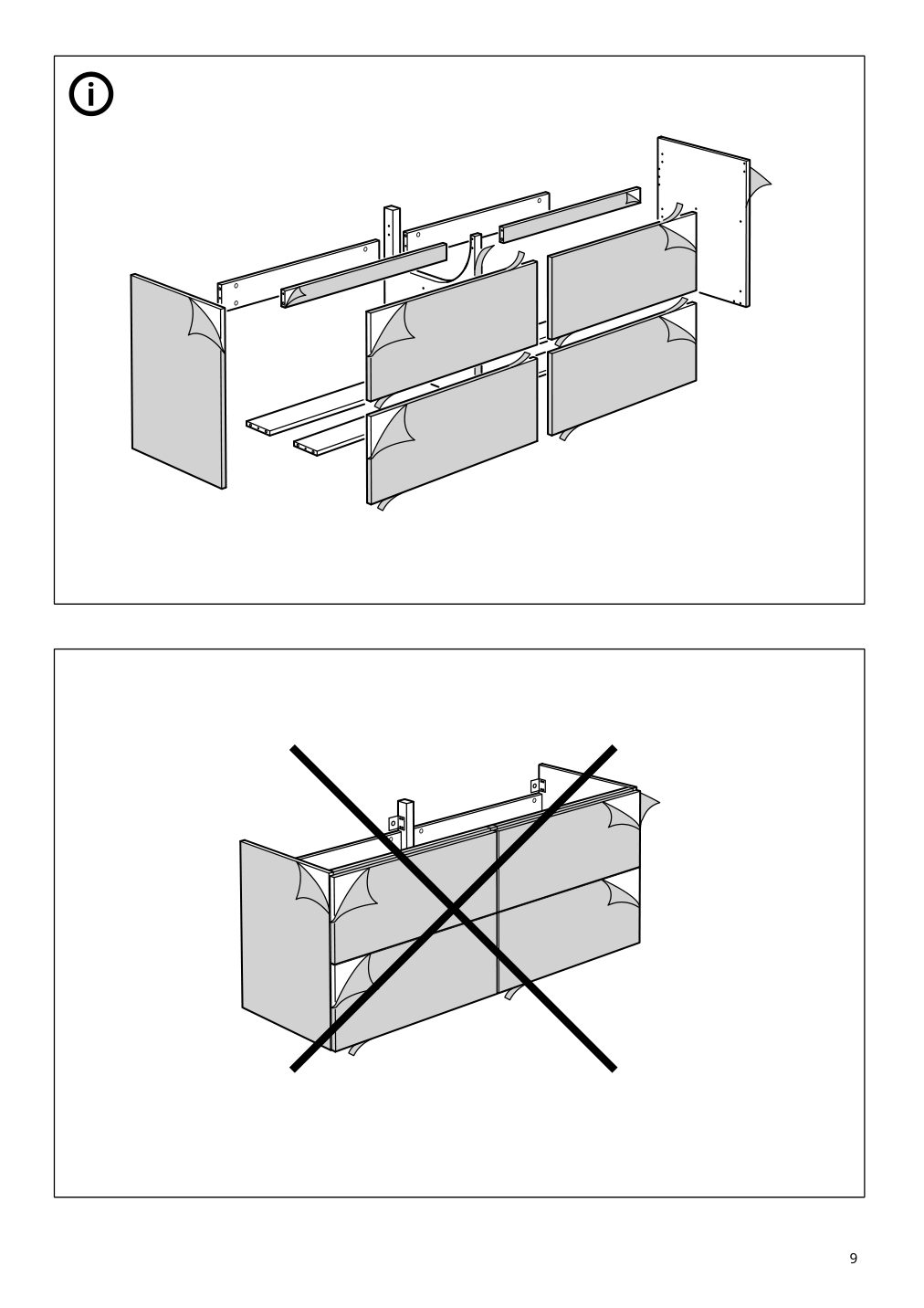 Assembly instructions for IKEA Godmorgon sink cabinet with 4 drawers high gloss gray | Page 9 - IKEA GODMORGON / ODENSVIK sink cabinet with 4 drawers 692.931.28