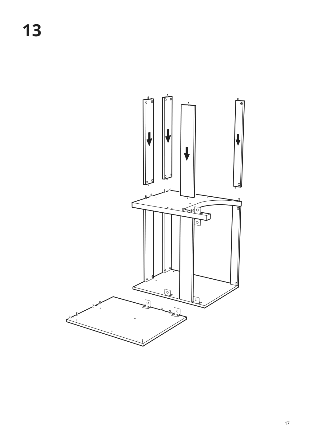 Assembly instructions for IKEA Godmorgon sink cabinet with 4 drawers kasjoen light gray | Page 17 - IKEA GODMORGON / ODENSVIK sink cabinet with 4 drawers 092.930.94