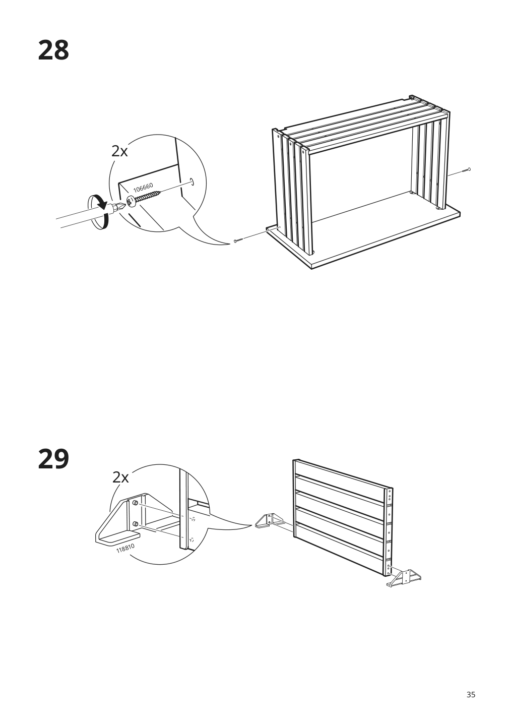 Assembly instructions for IKEA Godmorgon sink cabinet with 4 drawers kasjoen light gray | Page 35 - IKEA GODMORGON/TOLKEN / TÖRNVIKEN cabinet, countertop, 19 5/8" sink 994.853.76