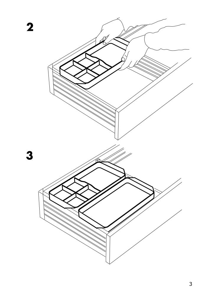 Assembly instructions for IKEA Godmorgon storage unit set of 2 smoked | Page 3 - IKEA GODMORGON storage unit, set of 2 904.002.73