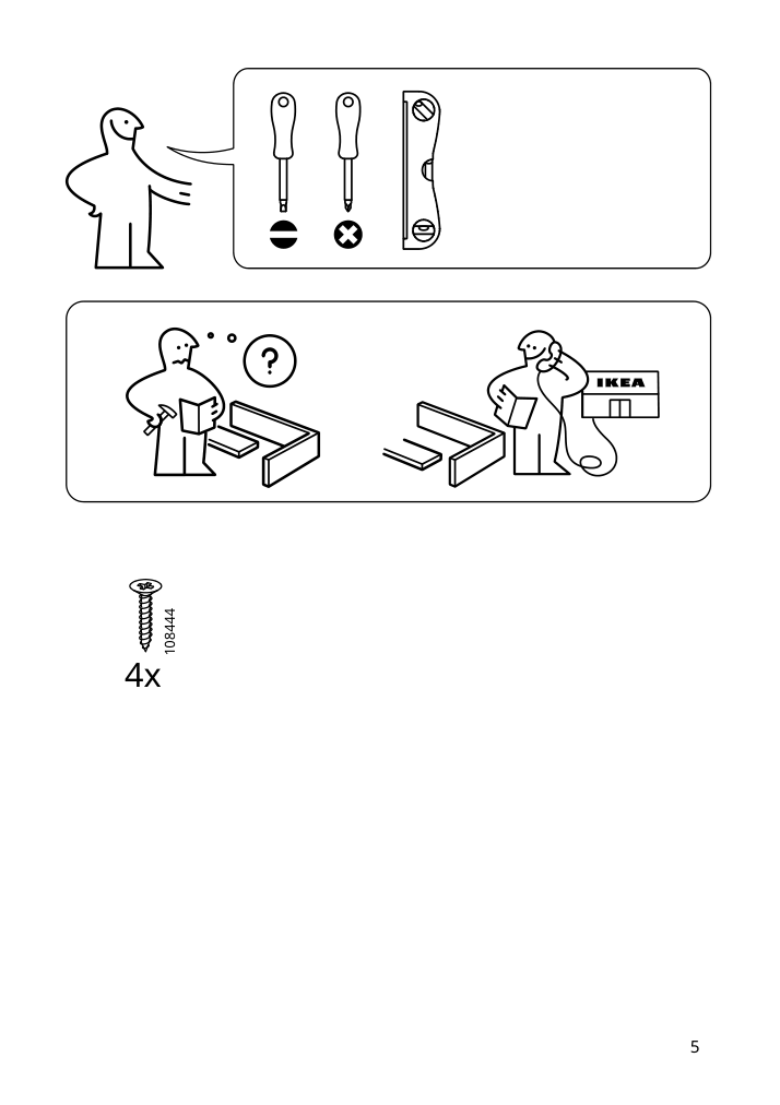 Assembly instructions for IKEA Granhult bracket nickel plated | Page 5 - IKEA GRANHULT bracket 504.305.35