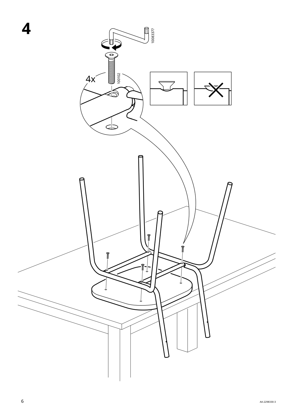 Assembly instructions for IKEA Grasala chair gray | Page 6 - IKEA GRÅSALA chair 705.154.68