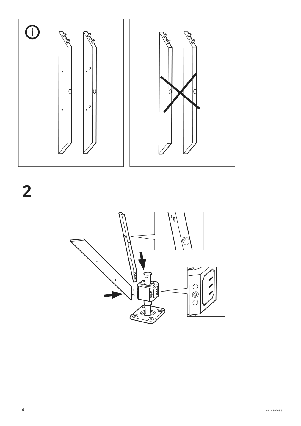 Assembly instructions for IKEA Graval junior highchair with tray | Page 4 - IKEA GRÅVAL junior/highchair with tray 504.103.54