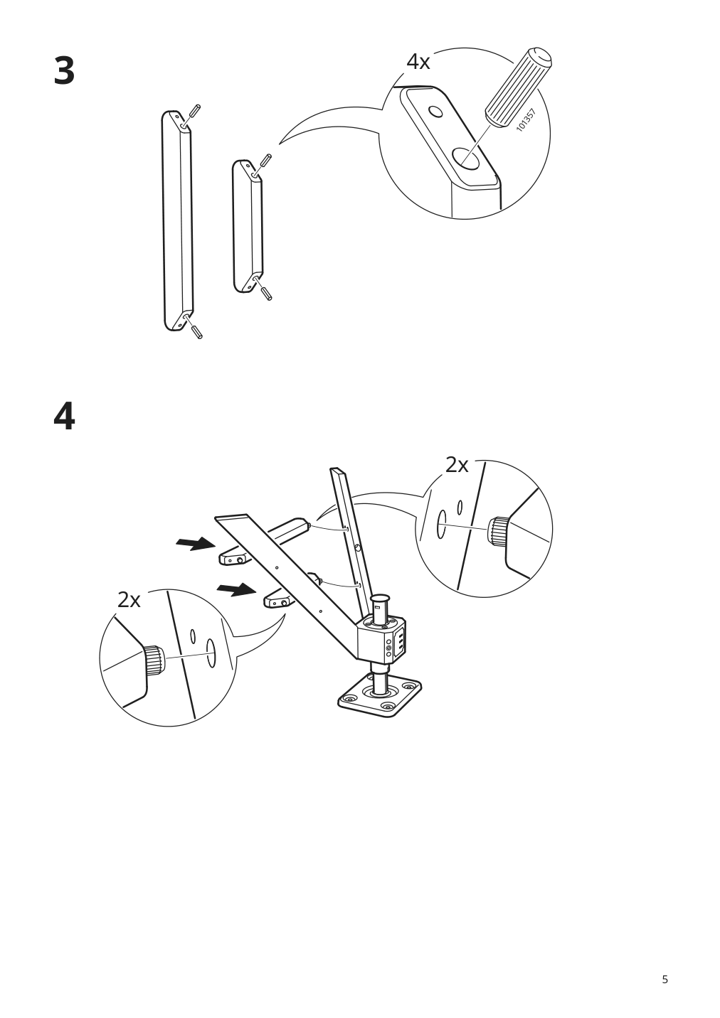 Assembly instructions for IKEA Graval junior highchair with tray | Page 5 - IKEA GRÅVAL junior/highchair with tray 504.103.54