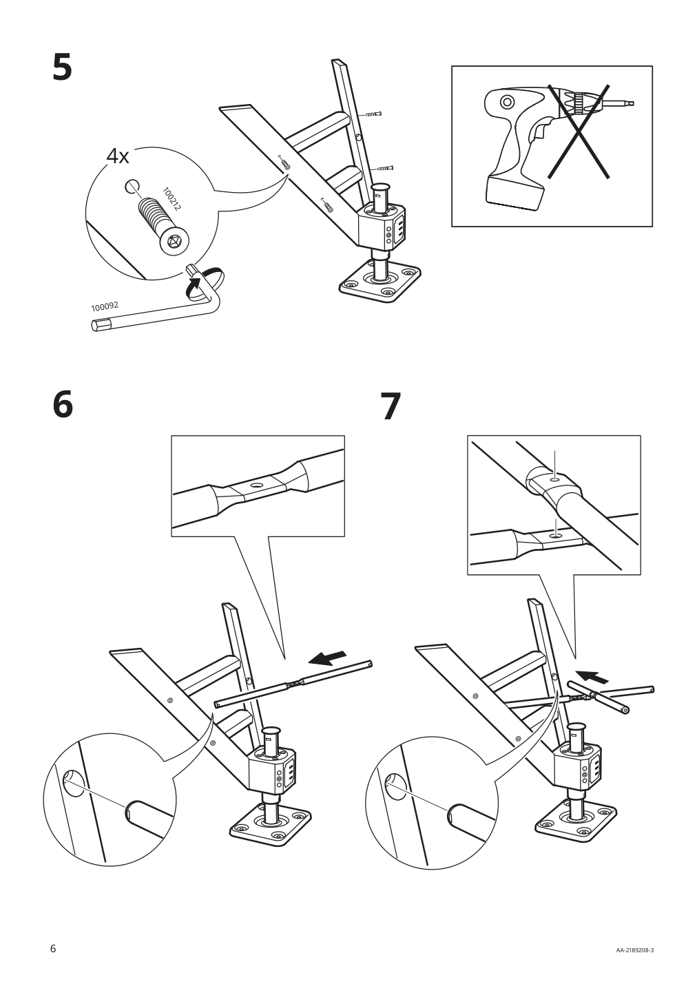 Assembly instructions for IKEA Graval junior highchair with tray | Page 6 - IKEA GRÅVAL junior/highchair with tray 504.103.54