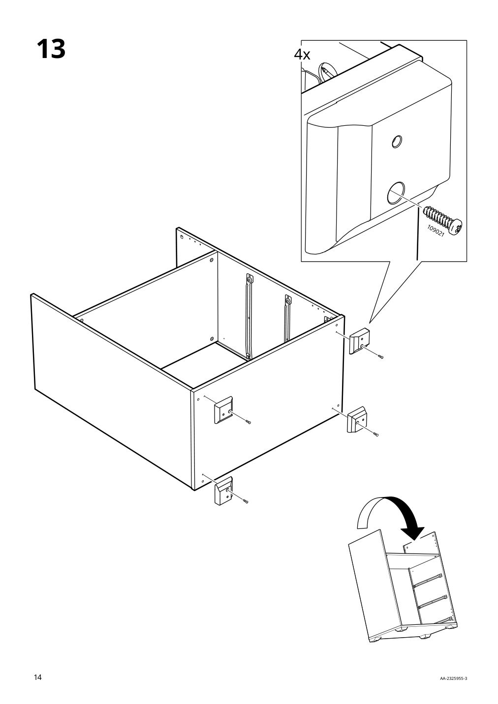 Assembly instructions for IKEA Greaker cabinet with drawers white | Page 14 - IKEA GREÅKER cabinet with drawers 505.010.71