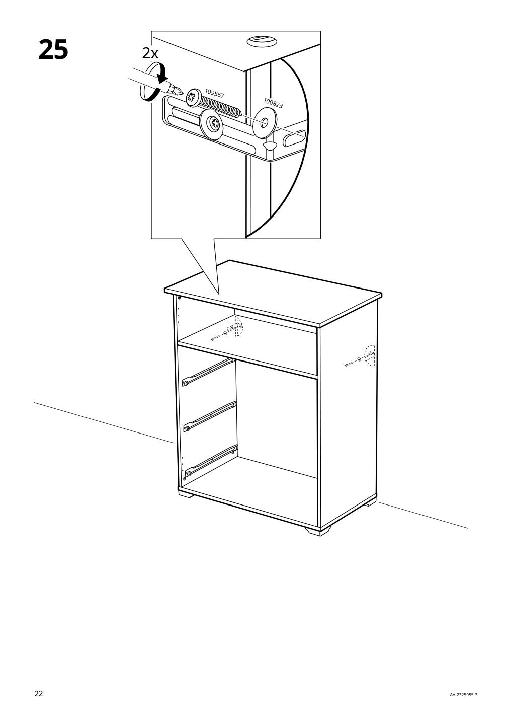 Assembly instructions for IKEA Greaker cabinet with drawers white | Page 22 - IKEA GREÅKER cabinet with drawers 505.010.71