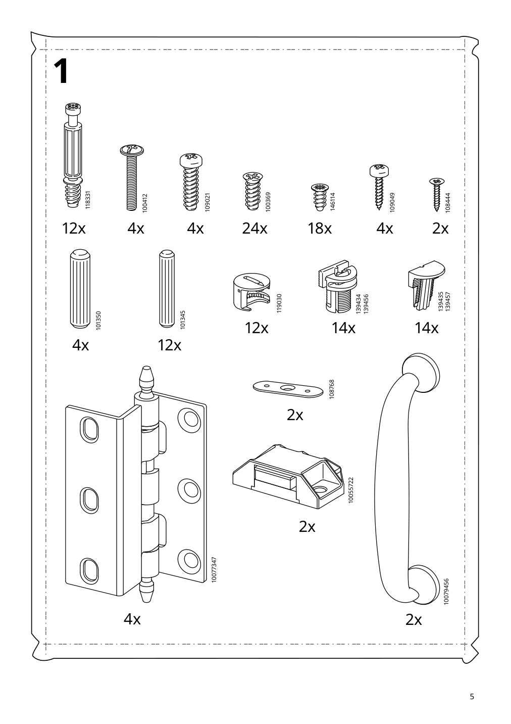 Assembly instructions for IKEA Greaker cabinet with drawers white | Page 5 - IKEA GREÅKER cabinet with drawers 505.010.71