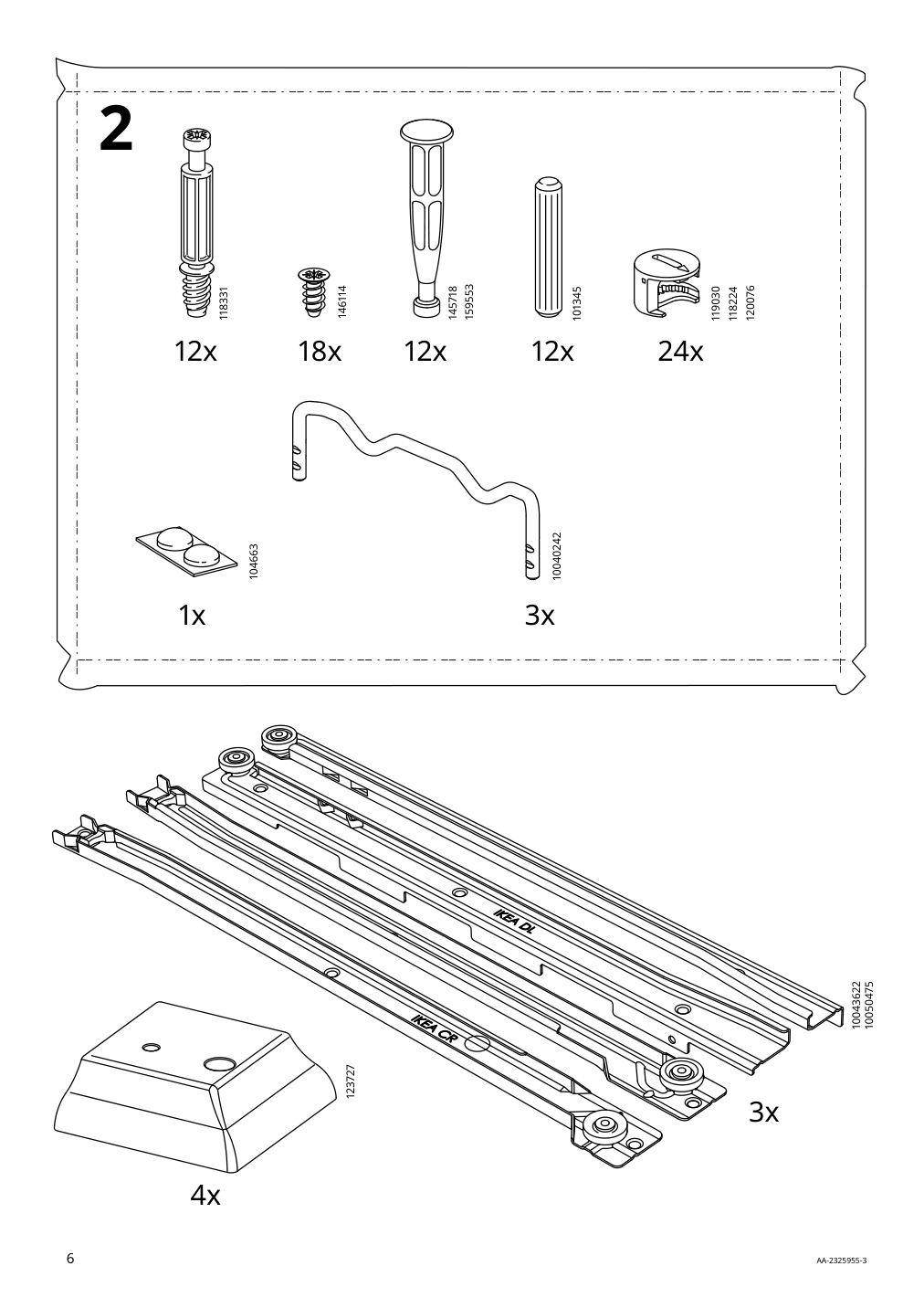 Assembly instructions for IKEA Greaker cabinet with drawers white | Page 6 - IKEA GREÅKER cabinet with drawers 505.010.71