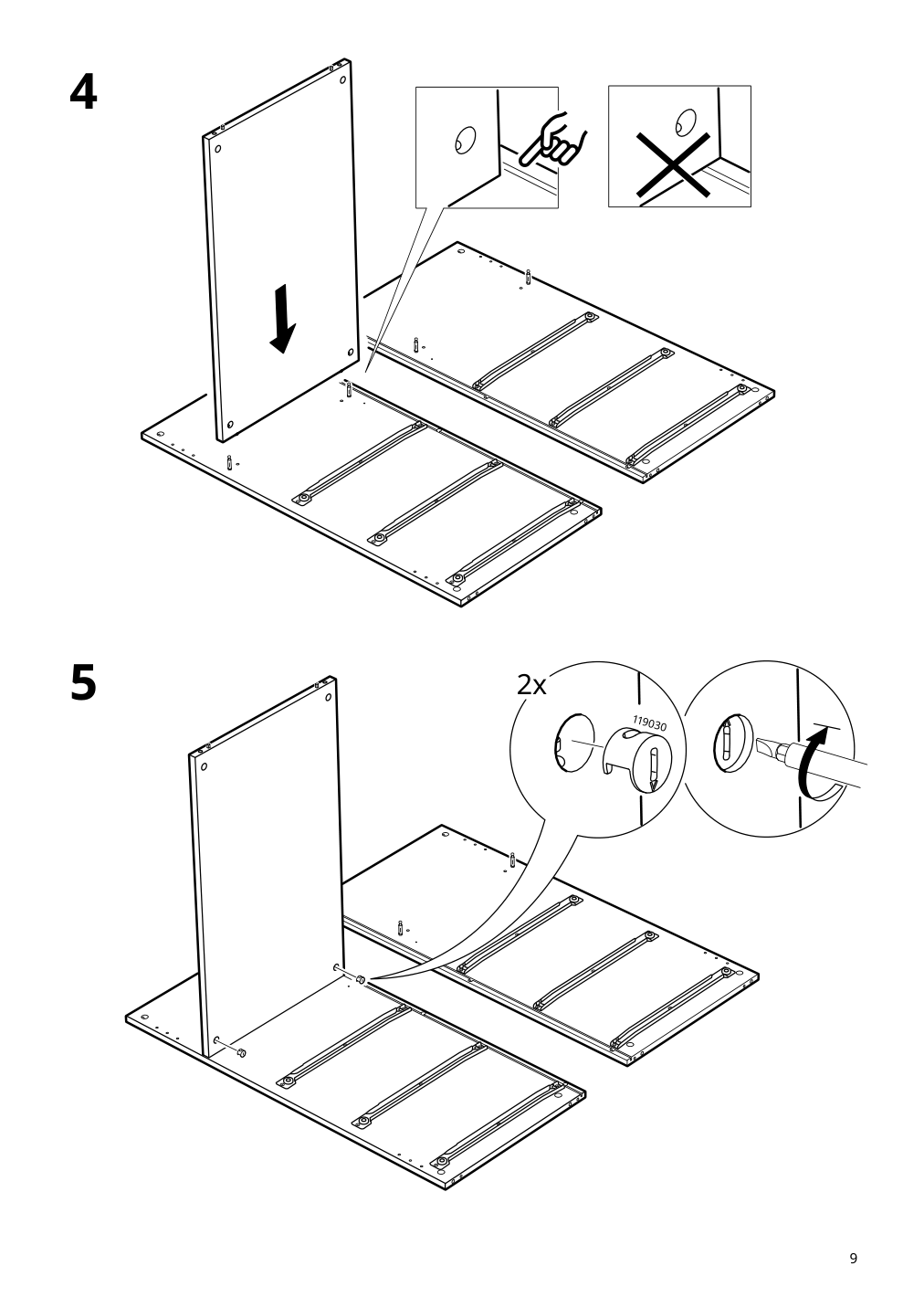 Assembly instructions for IKEA Greaker cabinet with drawers white | Page 9 - IKEA GREÅKER cabinet with drawers 505.010.71