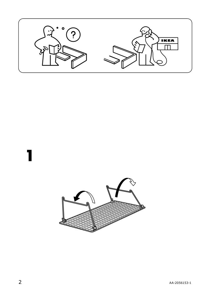 Assembly instructions for IKEA Grejig shoe rack gray green | Page 2 - IKEA GREJIG shoe rack 005.508.94