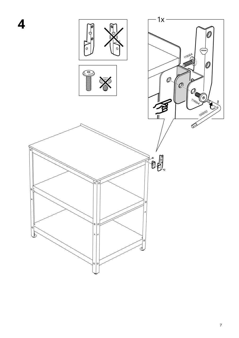 Assembly instructions for IKEA Grillskaer back panel for outdoor kitchen black | Page 7 - IKEA GRILLSKÄR back panel for outdoor kitchen 105.231.69