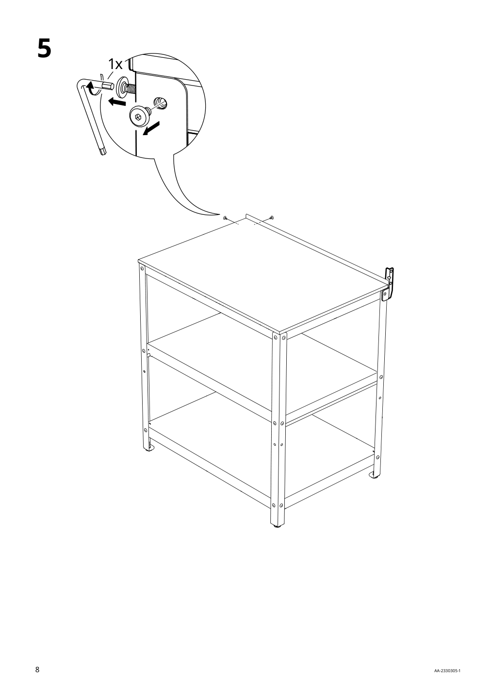 Assembly instructions for IKEA Grillskaer back panel for outdoor kitchen black | Page 8 - IKEA GRILLSKÄR back panel for outdoor kitchen 105.231.69