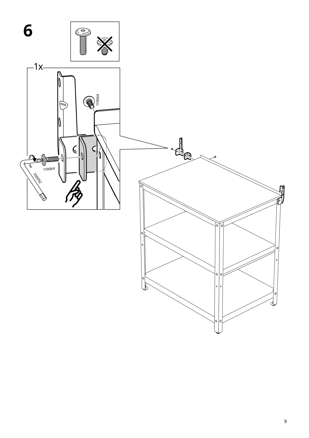 Assembly instructions for IKEA Grillskaer back panel for outdoor kitchen black | Page 9 - IKEA GRILLSKÄR kitchen island w back panel 794.952.44