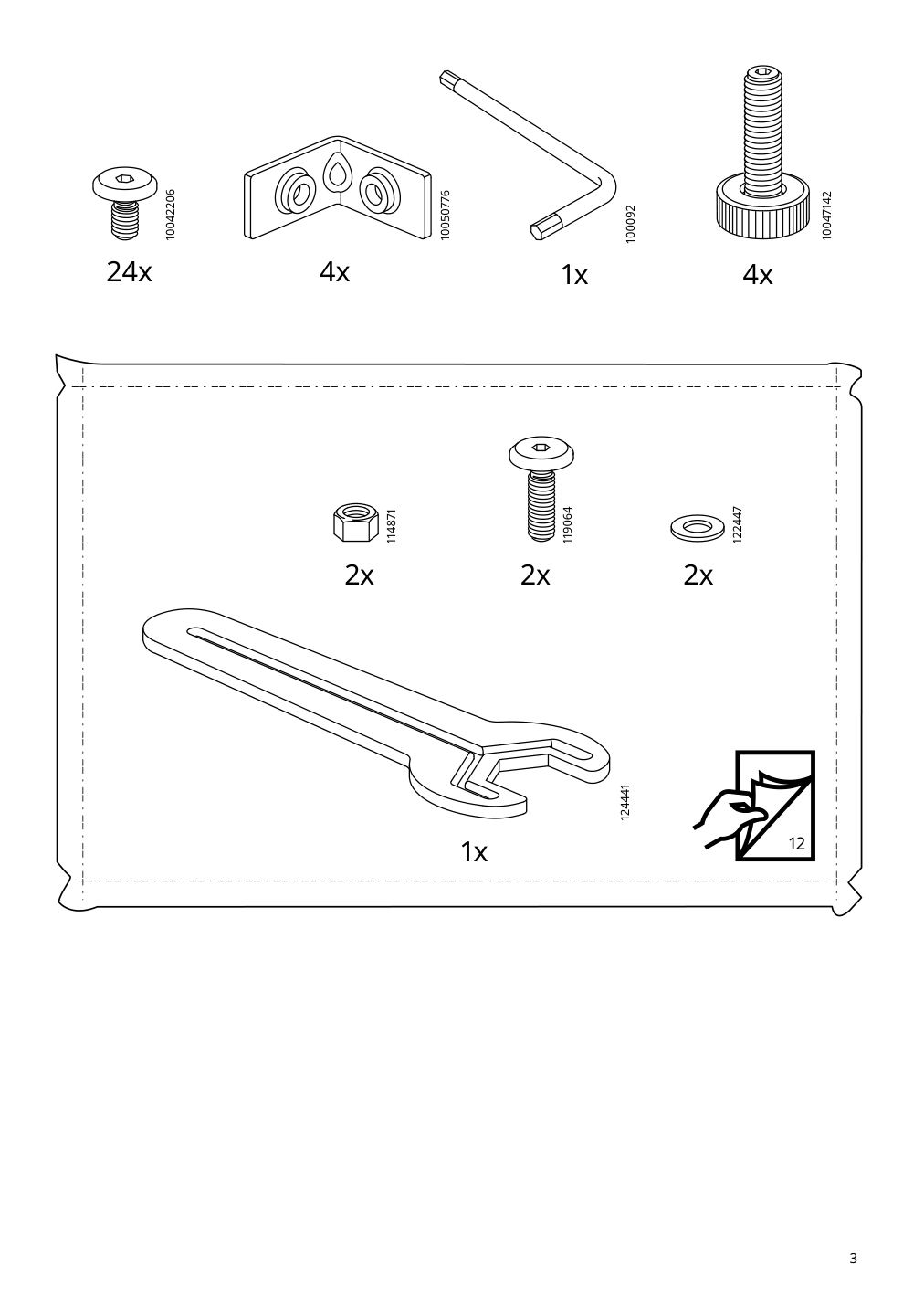 Assembly instructions for IKEA Grillskaer charcoal grill black stainless steel outdoor | Page 3 - IKEA GRILLSKÄR charcoal grill w kitchen island 994.952.38