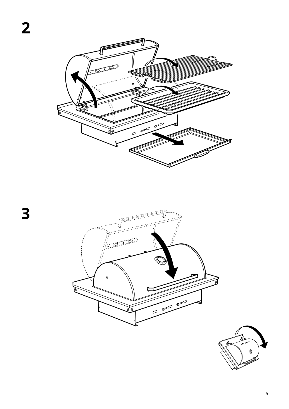 Assembly instructions for IKEA Grillskaer charcoal grill black stainless steel outdoor | Page 5 - IKEA GRILLSKÄR kitchen sink ut/chrcl bbq, outdoor 693.855.28