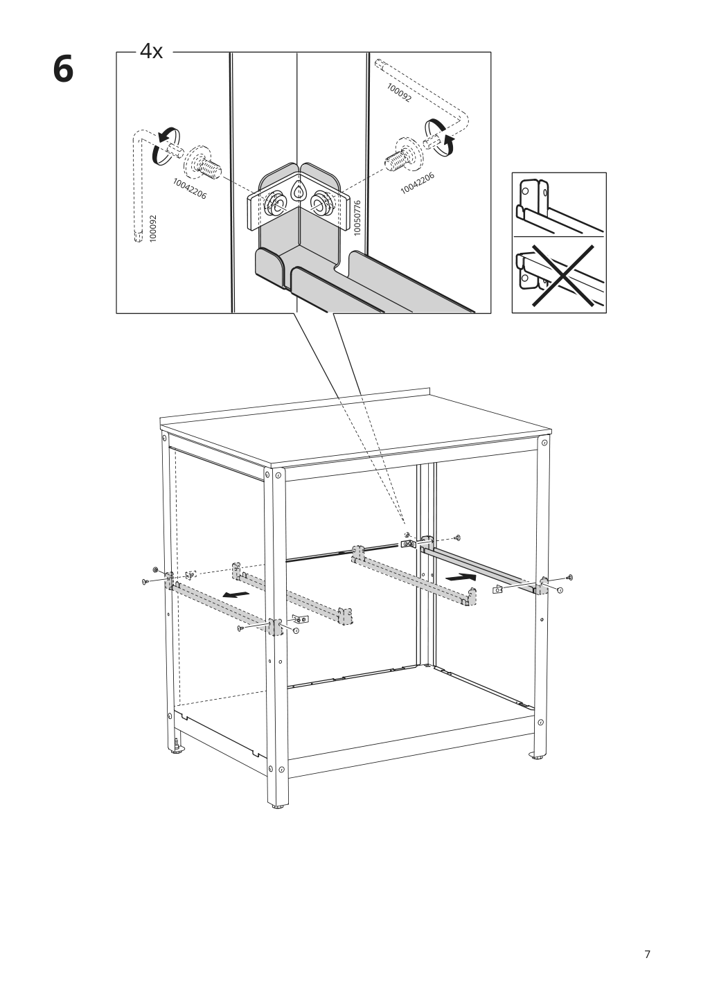 Assembly instructions for IKEA Grillskaer door side units back black stainless steel outdoor | Page 7 - IKEA GRILLSKÄR outdoor kitchen 494.185.39