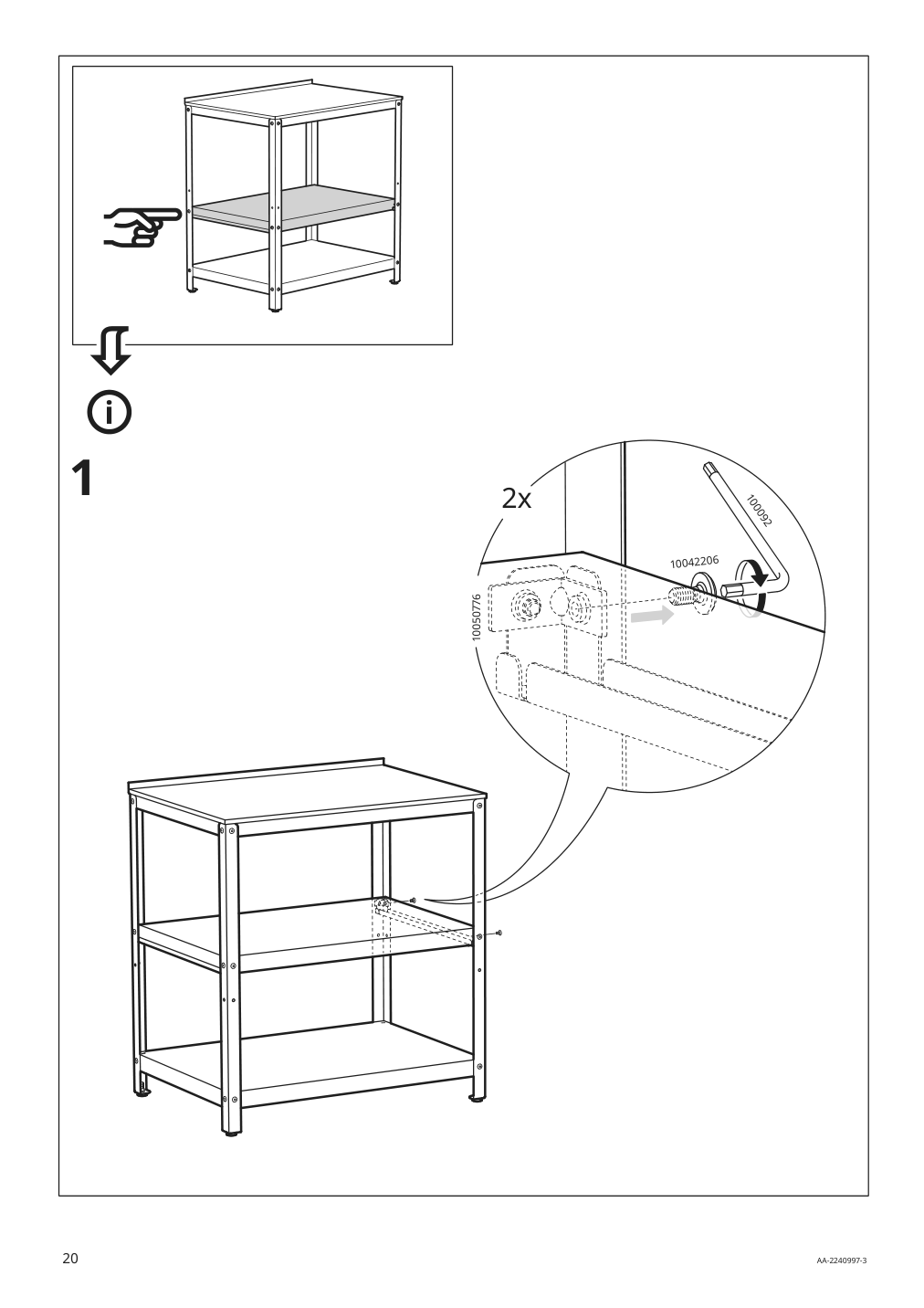 Assembly instructions for IKEA Grillskaer gas grill black stainless steel outdoor | Page 20 - IKEA GRILLSKÄR gas grill w kitchen island 895.049.69