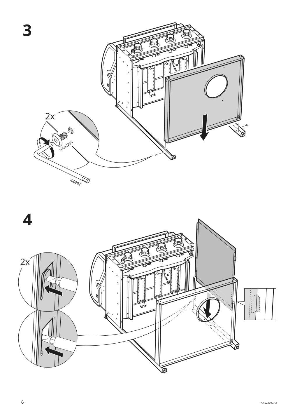 Assembly instructions for IKEA Grillskaer gas grill black stainless steel outdoor | Page 6 - IKEA GRILLSKÄR outdoor kitchen 394.222.64