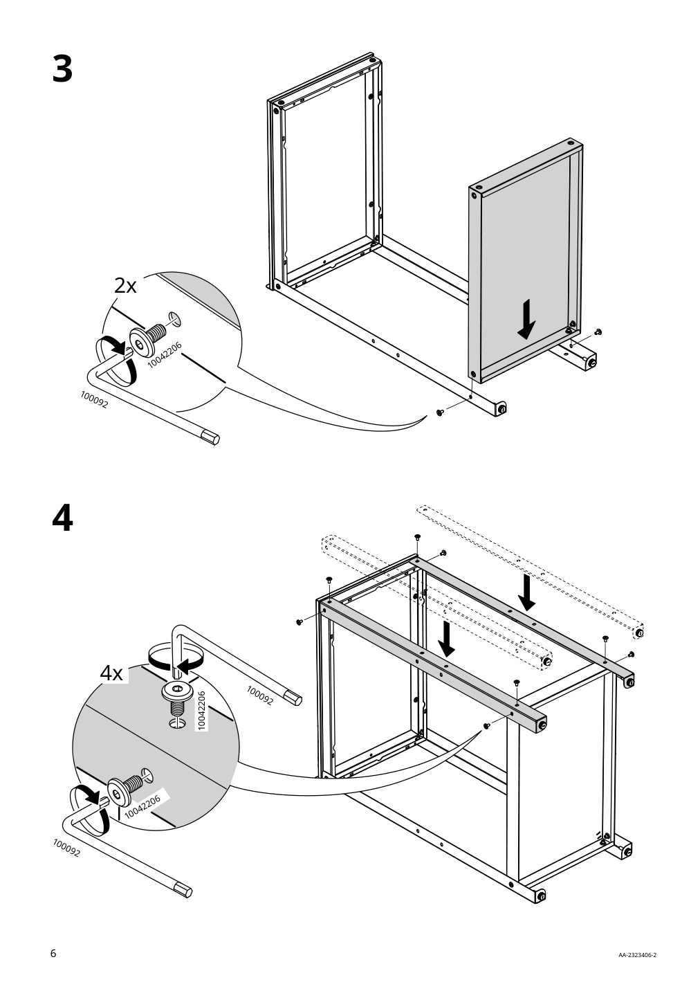 Assembly instructions for IKEA Grillskaer kitchen island black stainless steel outdoor | Page 6 - IKEA GRILLSKÄR kitchen island 405.231.77