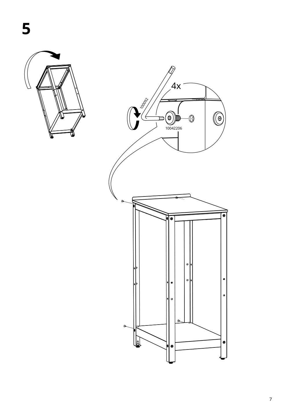 Assembly instructions for IKEA Grillskaer kitchen island black stainless steel outdoor | Page 7 - IKEA GRILLSKÄR kitchen island 405.231.77