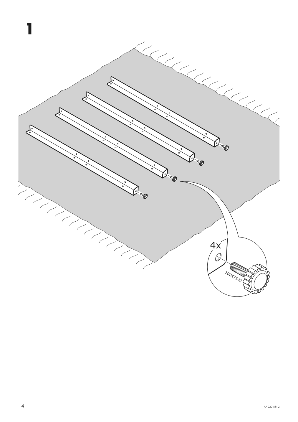 Assembly instructions for IKEA Grillskaer kitchen island shelf unit black stainless steel outdoor | Page 4 - IKEA GRILLSKÄR kitchen island w back panel 794.952.44