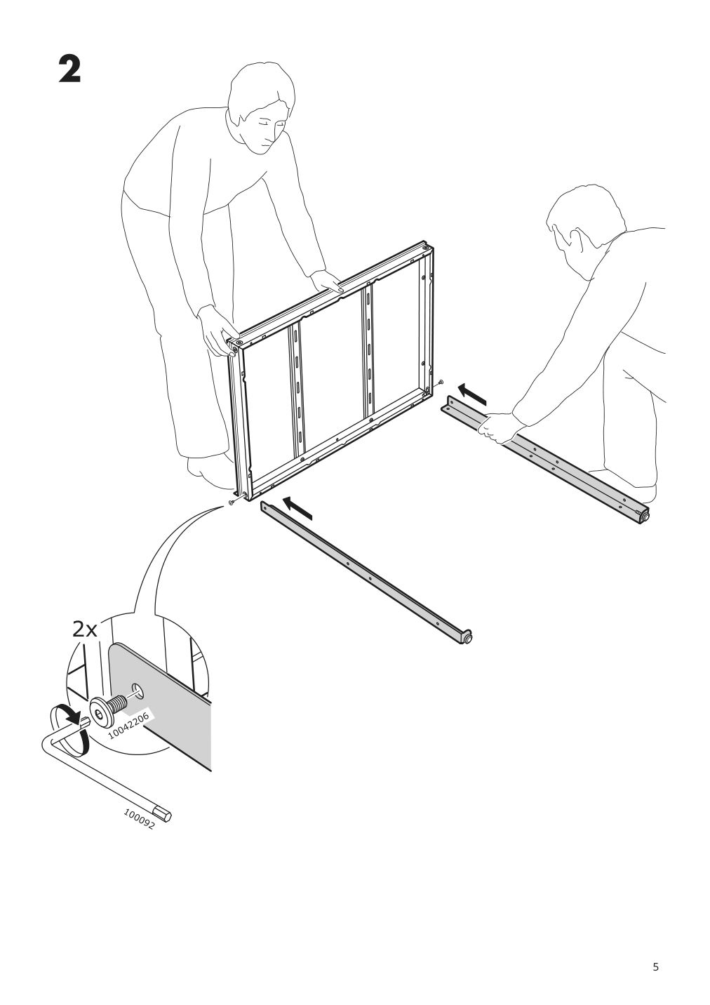 Assembly instructions for IKEA Grillskaer kitchen island shelf unit black stainless steel outdoor | Page 5 - IKEA GRILLSKÄR kitchen island shelf unit 293.901.07