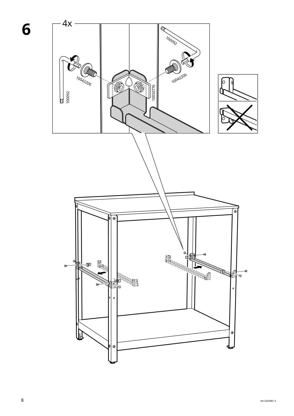 Assembly instructions for IKEA Grillskaer kitchen island shelf unit black stainless steel outdoor | Page 8 - IKEA GRILLSKÄR outdoor kitchen 394.185.73