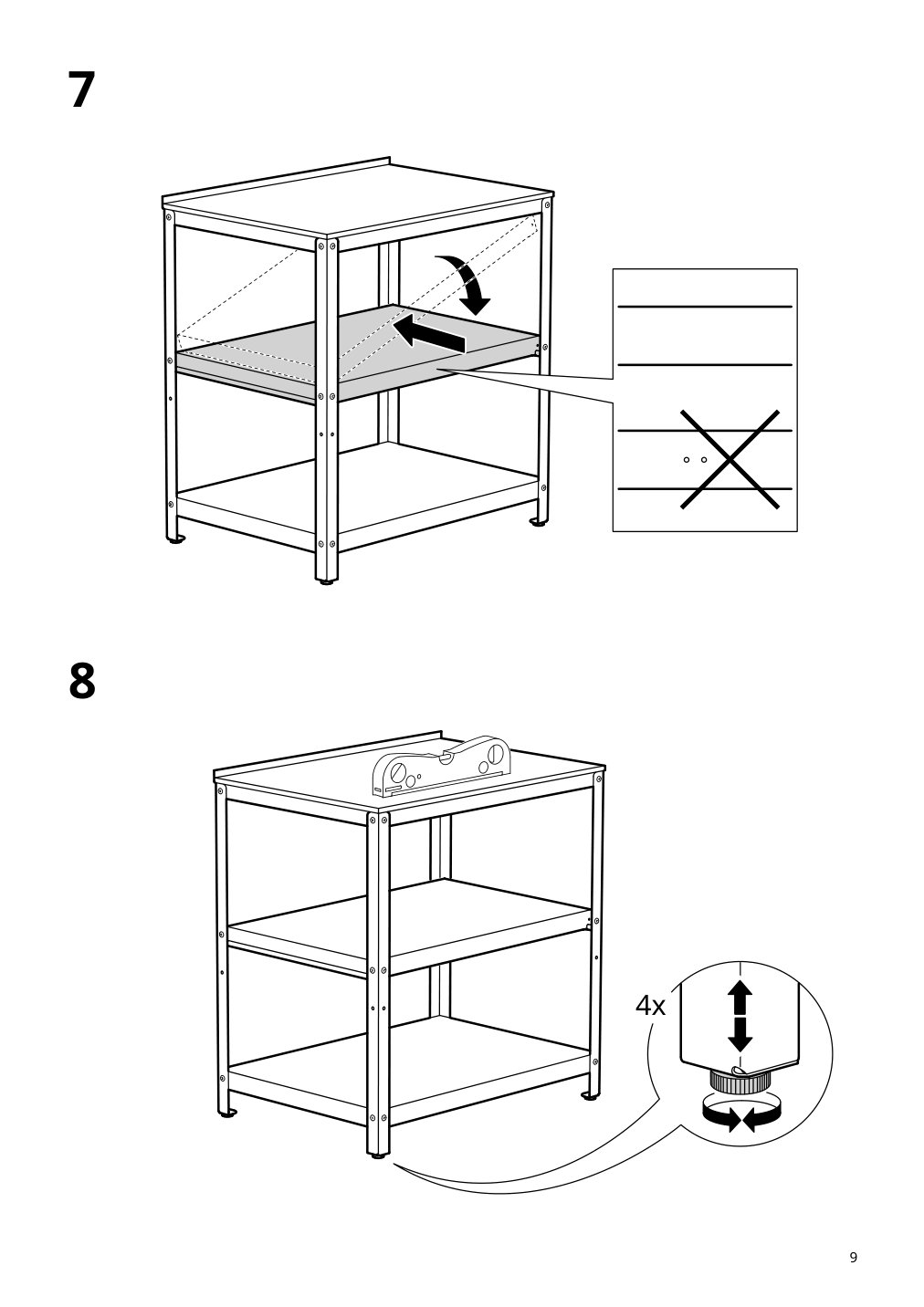 Assembly instructions for IKEA Grillskaer kitchen island shelf unit black stainless steel outdoor | Page 9 - IKEA GRILLSKÄR outdoor kitchen 394.185.73