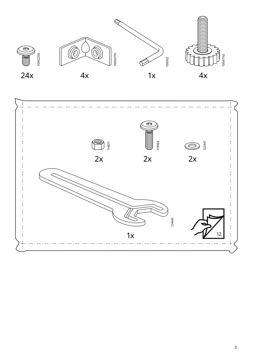 Assembly instructions for IKEA Grillskaer sink unit black stainless steel outdoor | Page 3 - IKEA GRILLSKÄR sink unit 304.896.64