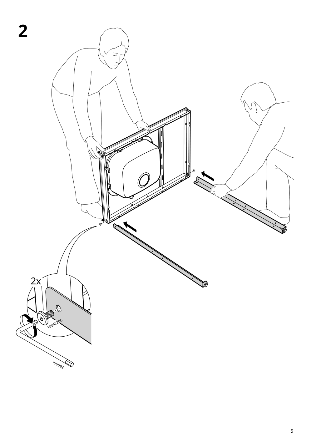 Assembly instructions for IKEA Grillskaer sink unit black stainless steel outdoor | Page 5 - IKEA GRILLSKÄR kitchen sink ut/chrcl bbq, outdoor 693.855.28