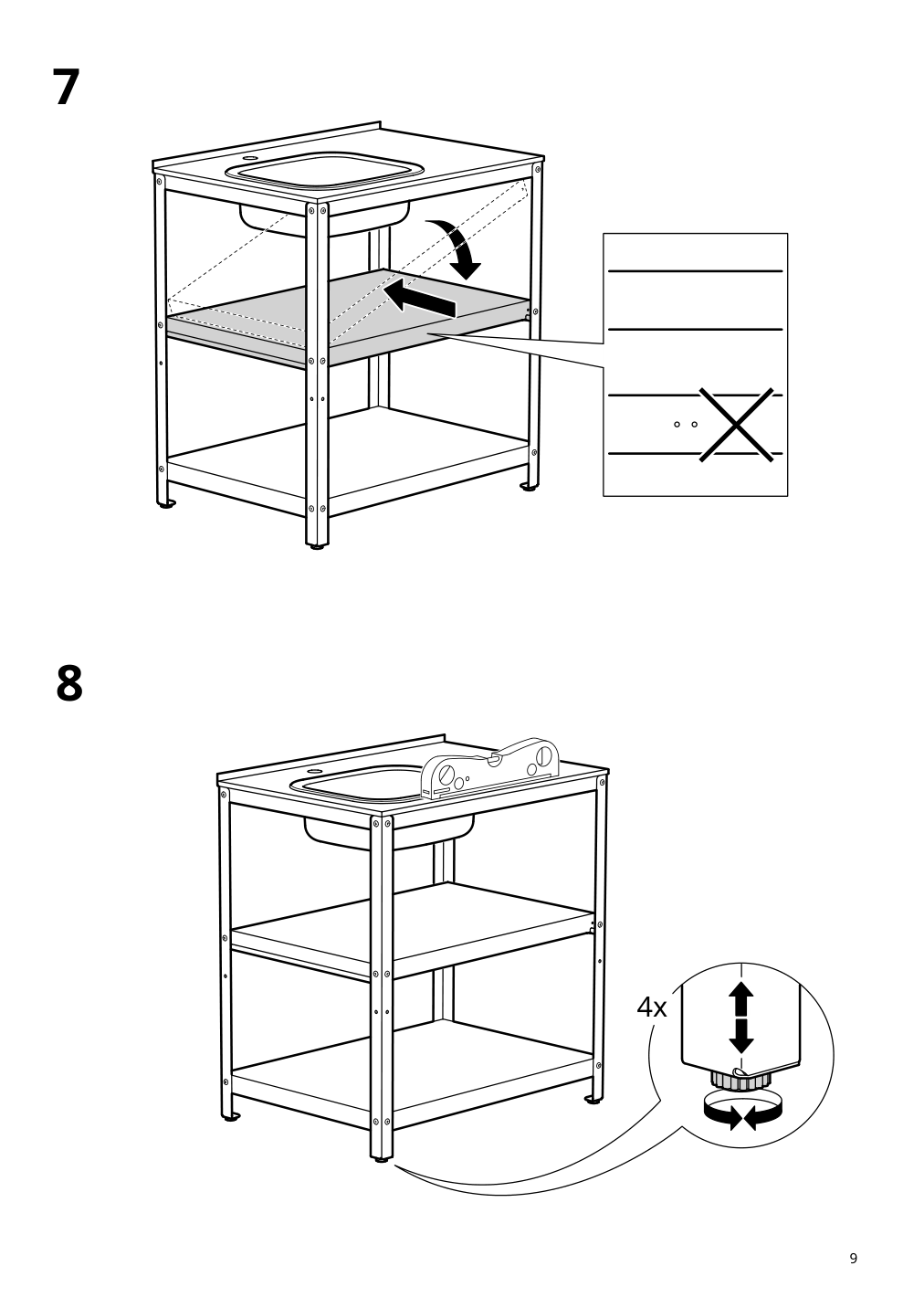 Assembly instructions for IKEA Grillskaer sink unit black stainless steel outdoor | Page 9 - IKEA GRILLSKÄR outdoor kitchen 494.185.39