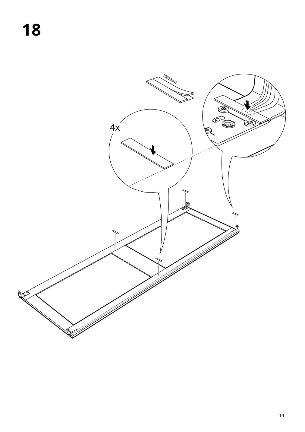 Assembly instructions for IKEA Grimo pair of sliding doors white | Page 19 - IKEA PAX / GRIMO wardrobe 394.297.79