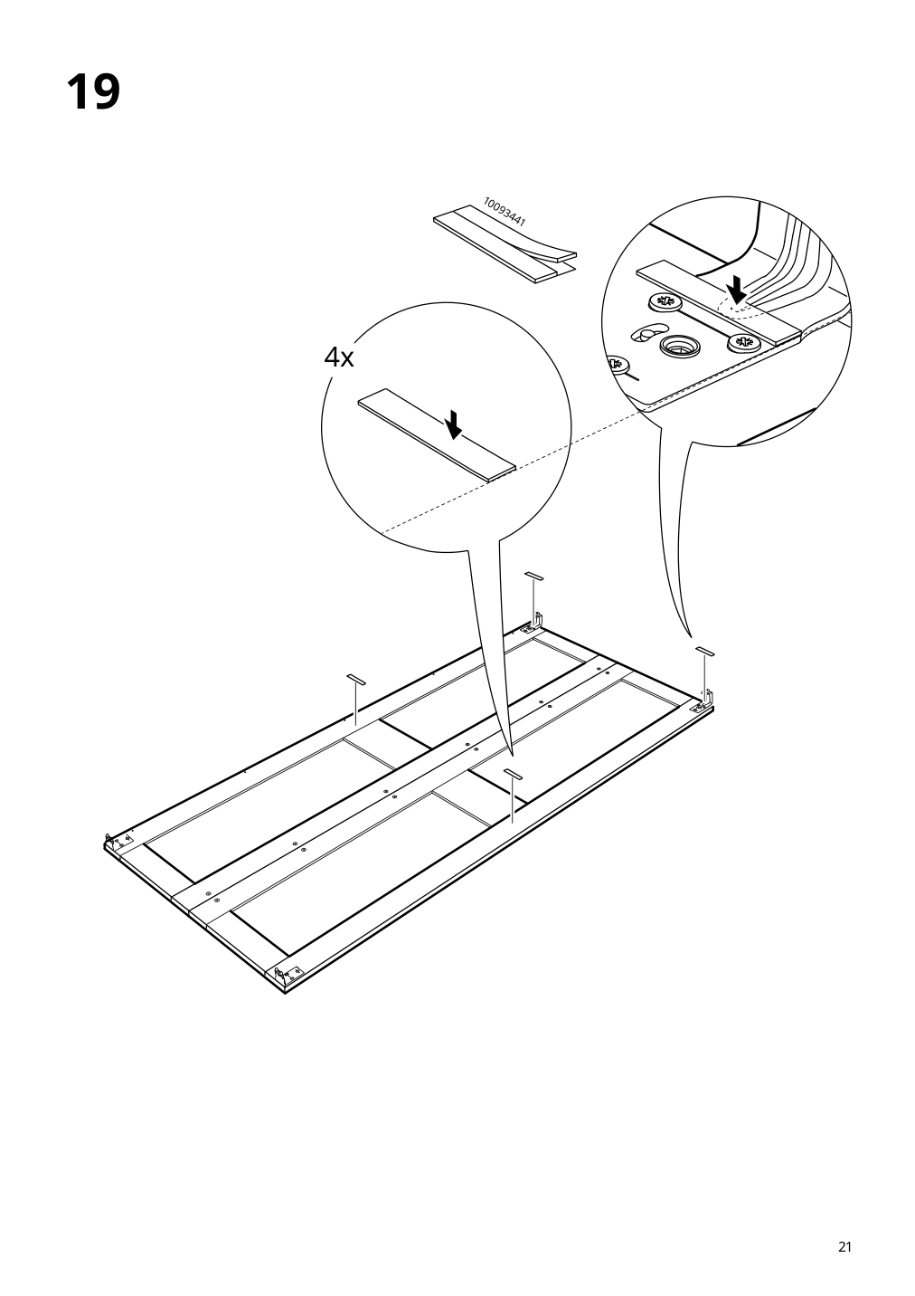 Assembly instructions for IKEA Grimo pair of sliding doors white | Page 21 - IKEA PAX / GRIMO wardrobe combination 994.329.72