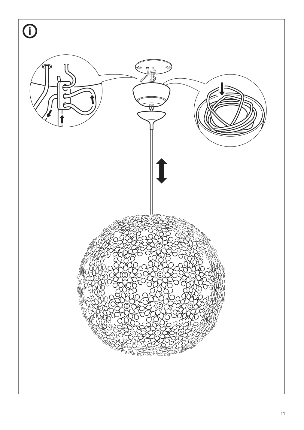 Assembly instructions for IKEA Grimsas pendant lamp white | Page 11 - IKEA GRIMSÅS pendant lamp 103.647.40